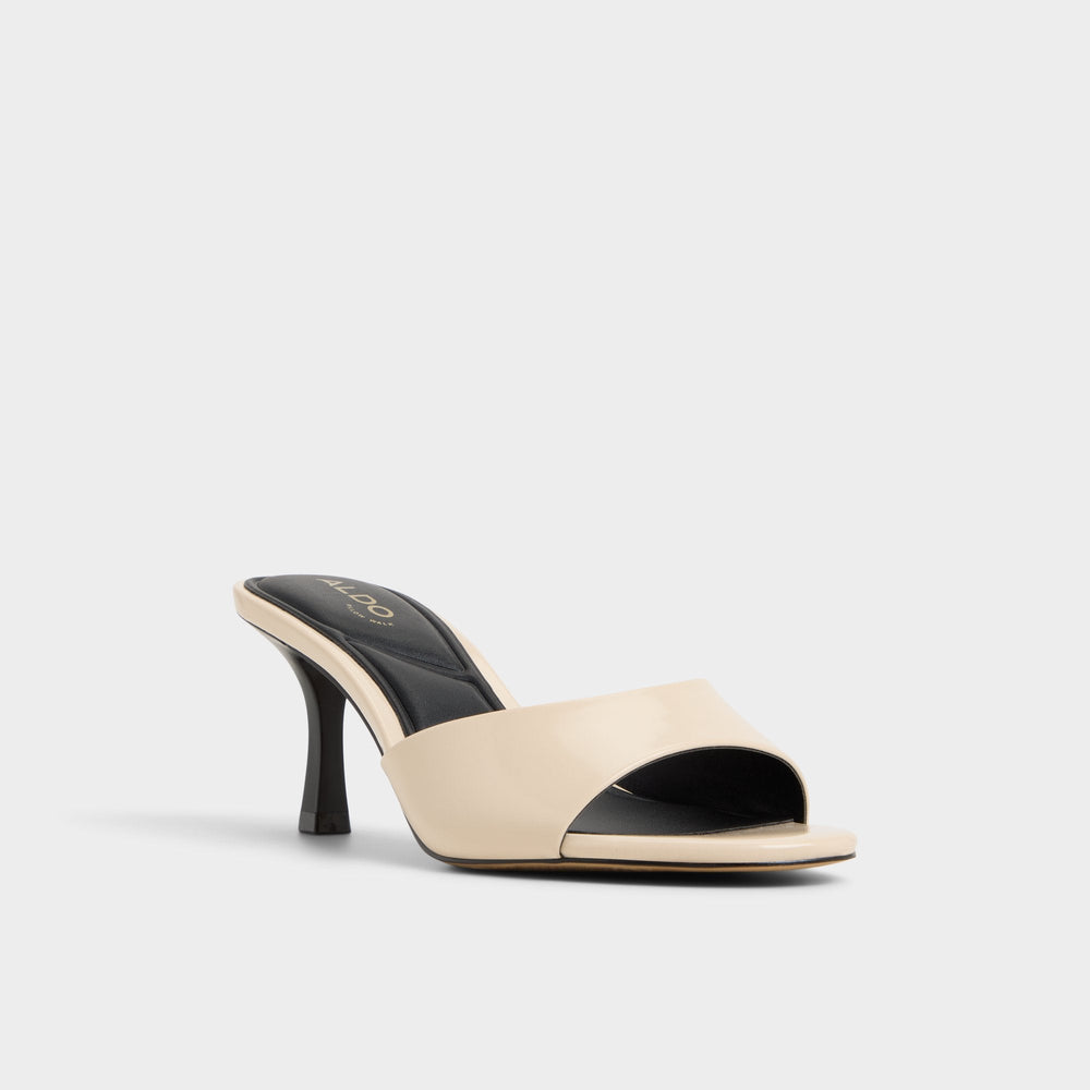 Light beige Annaberaen in Light Beige - Heeled mule, Stiletto heel | Aldo