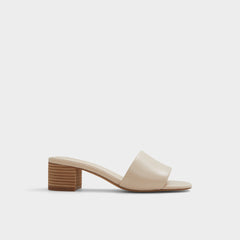 Other Beige Claudina Other Beige Women's Block heels - Heeled mule, Block heel | Aldo