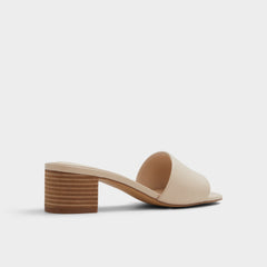 Other Beige Claudina Other Beige Women's Block heels - Heeled mule, Block heel | Aldo