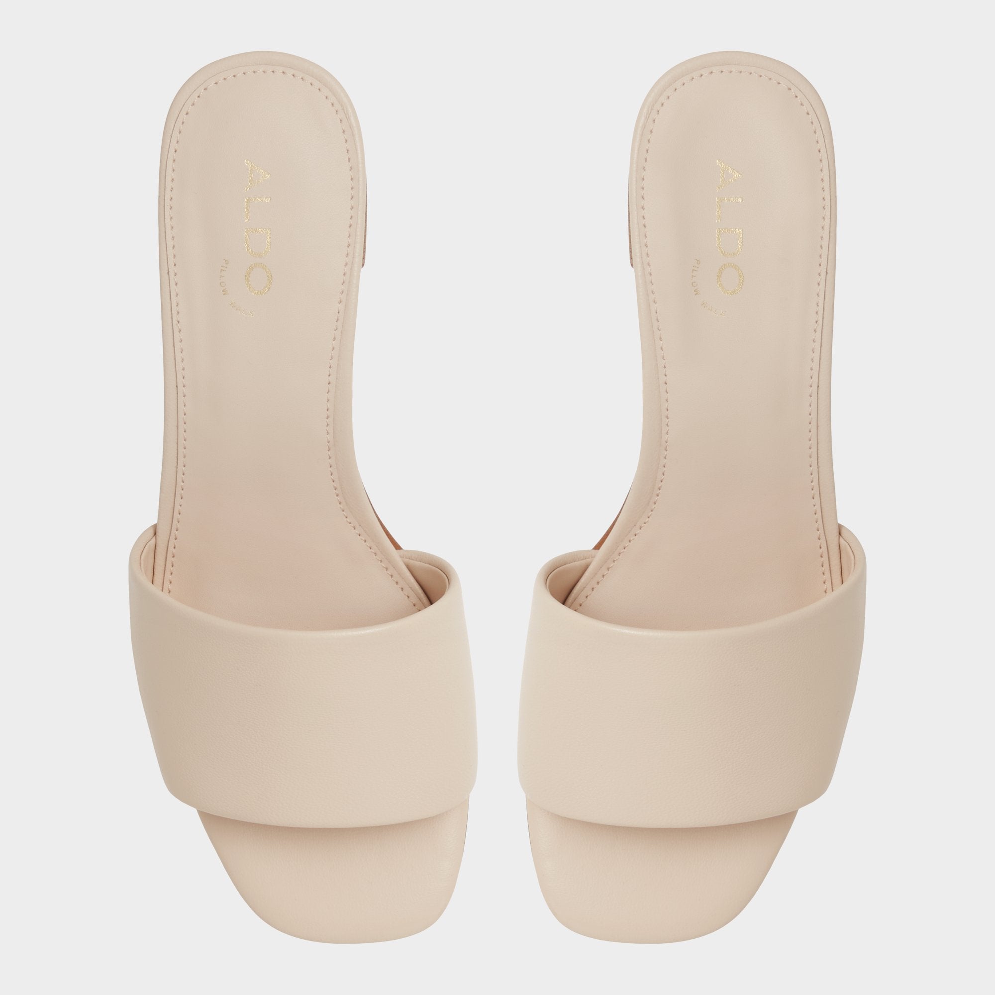 Other Beige Claudina Other Beige Women's Block heels - Heeled mule, Block heel | Aldo