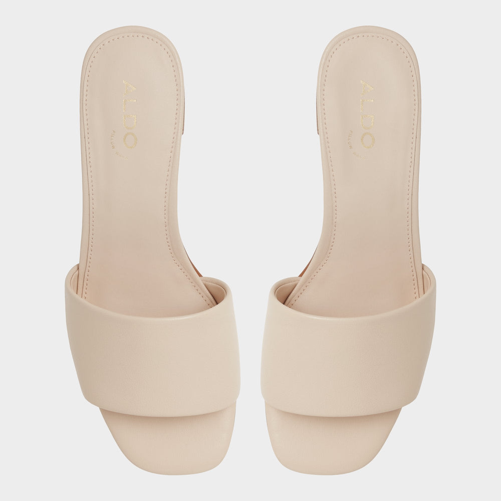 Other Beige Claudina Other Beige Women's Block heels - Heeled mule, Block heel | Aldo