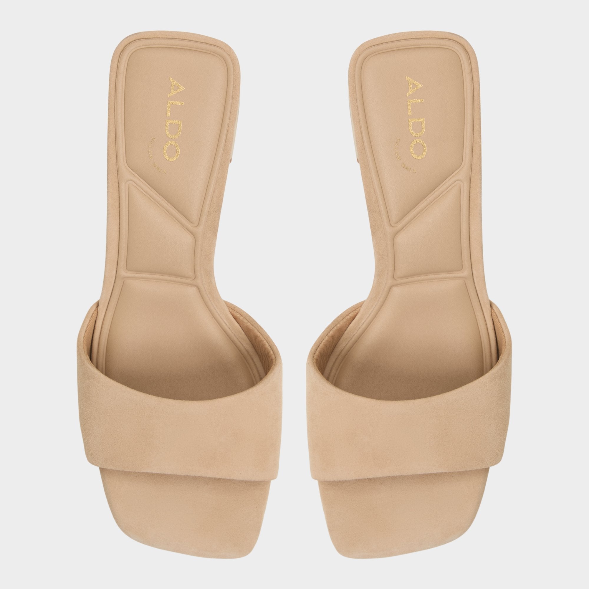 Beige Tisha Beige Women's Heeled mules - Heeled mule, Block heel | Aldo