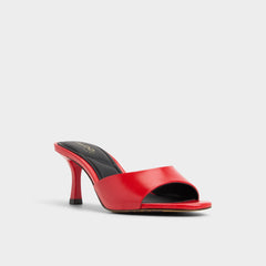 Bright red Annaberaen in Bright Red - Heeled mule, Stiletto heel | Aldo