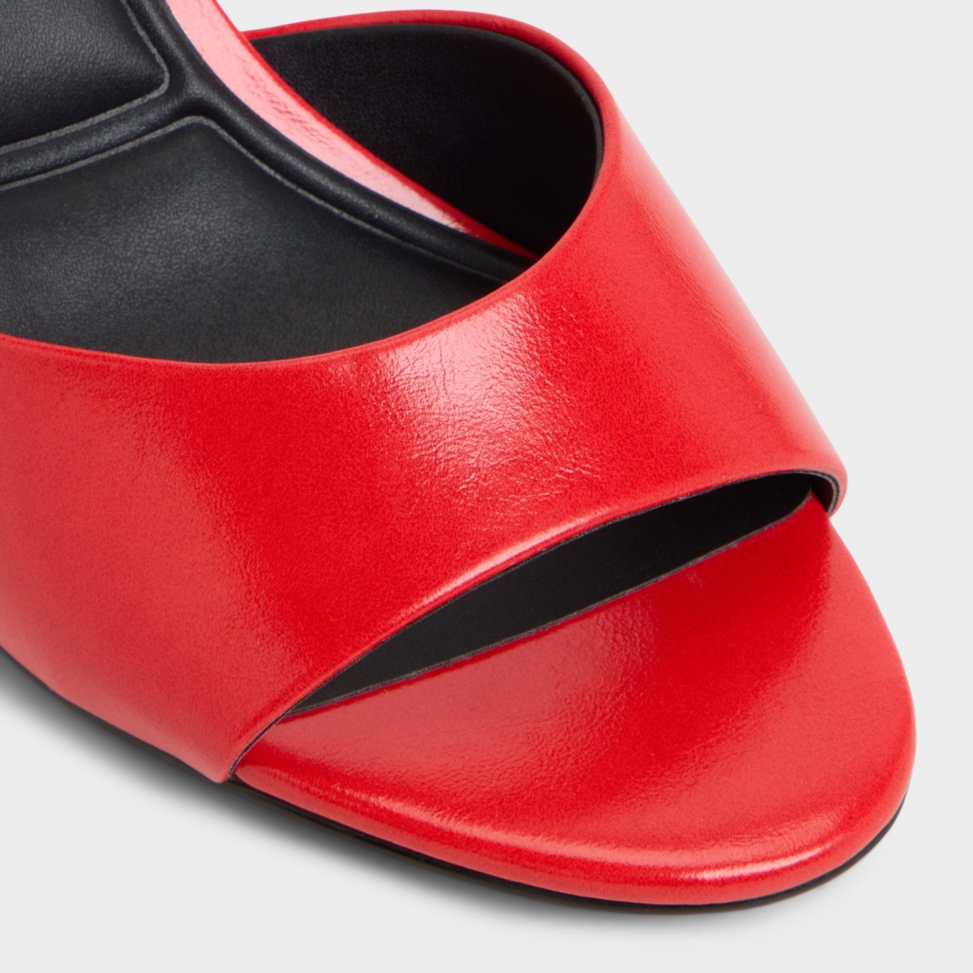 Bright red Annaberaen in Bright Red - Heeled mule, Stiletto heel | Aldo