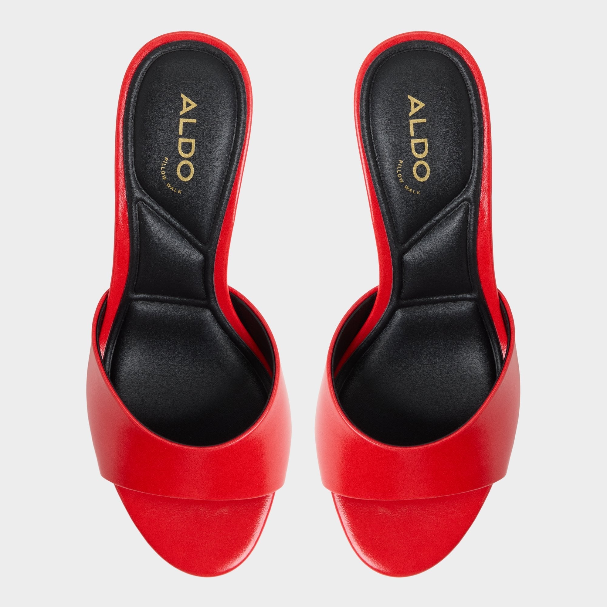 Bright red Annaberaen in Bright Red - Heeled mule, Stiletto heel | Aldo