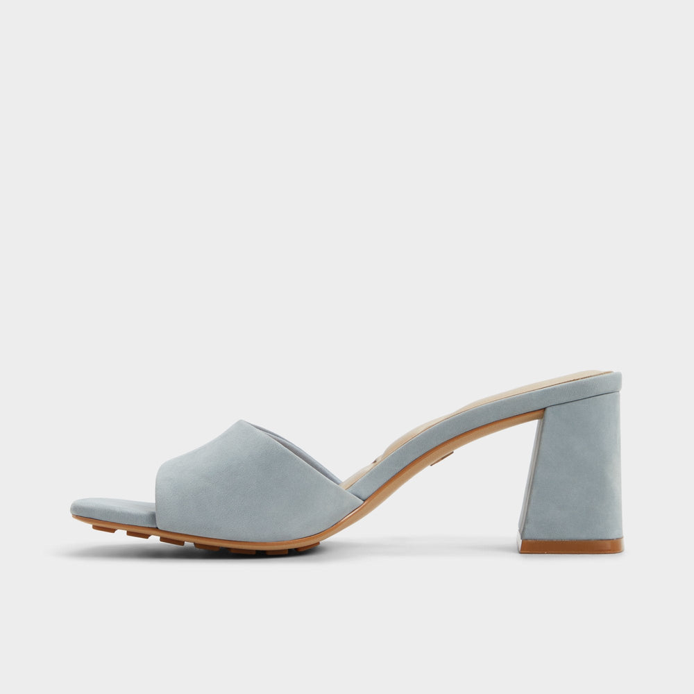 Other Blue Tisha Other Blue Women's Heeled mules - Heeled mule, Block heel | Aldo