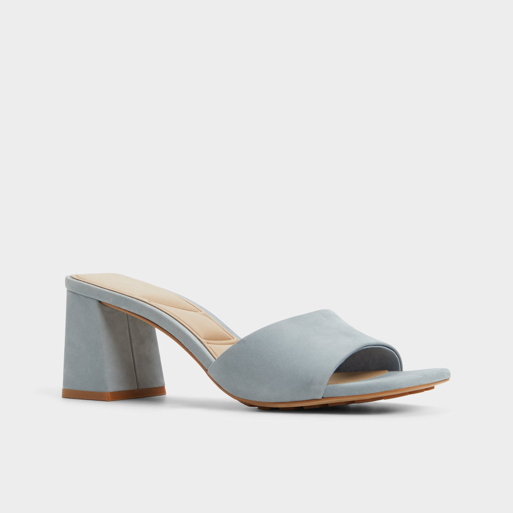 Other Blue Tisha Other Blue Women's Heeled mules - Heeled mule, Block heel | Aldo