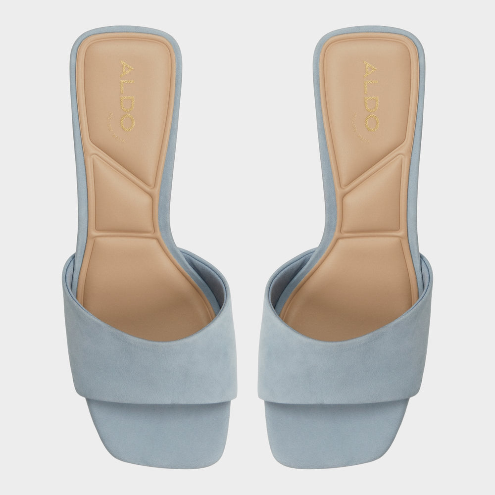 Other Blue Tisha Other Blue Women's Heeled mules - Heeled mule, Block heel | Aldo