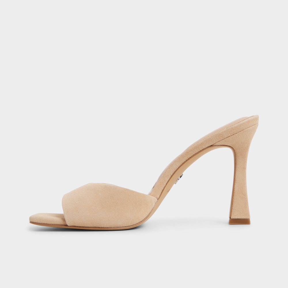Medium Beige Jennifer in Medium Beige - Heeled mule, Stiletto heel | Aldo