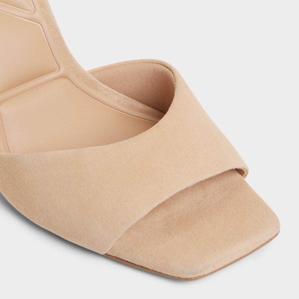 Medium Beige Jennifer in Medium Beige - Heeled mule, Stiletto heel | Aldo
