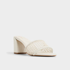 White/Bone Beachdate White/Bone Women's Block heels - Heeled mule, Block heel | Aldo