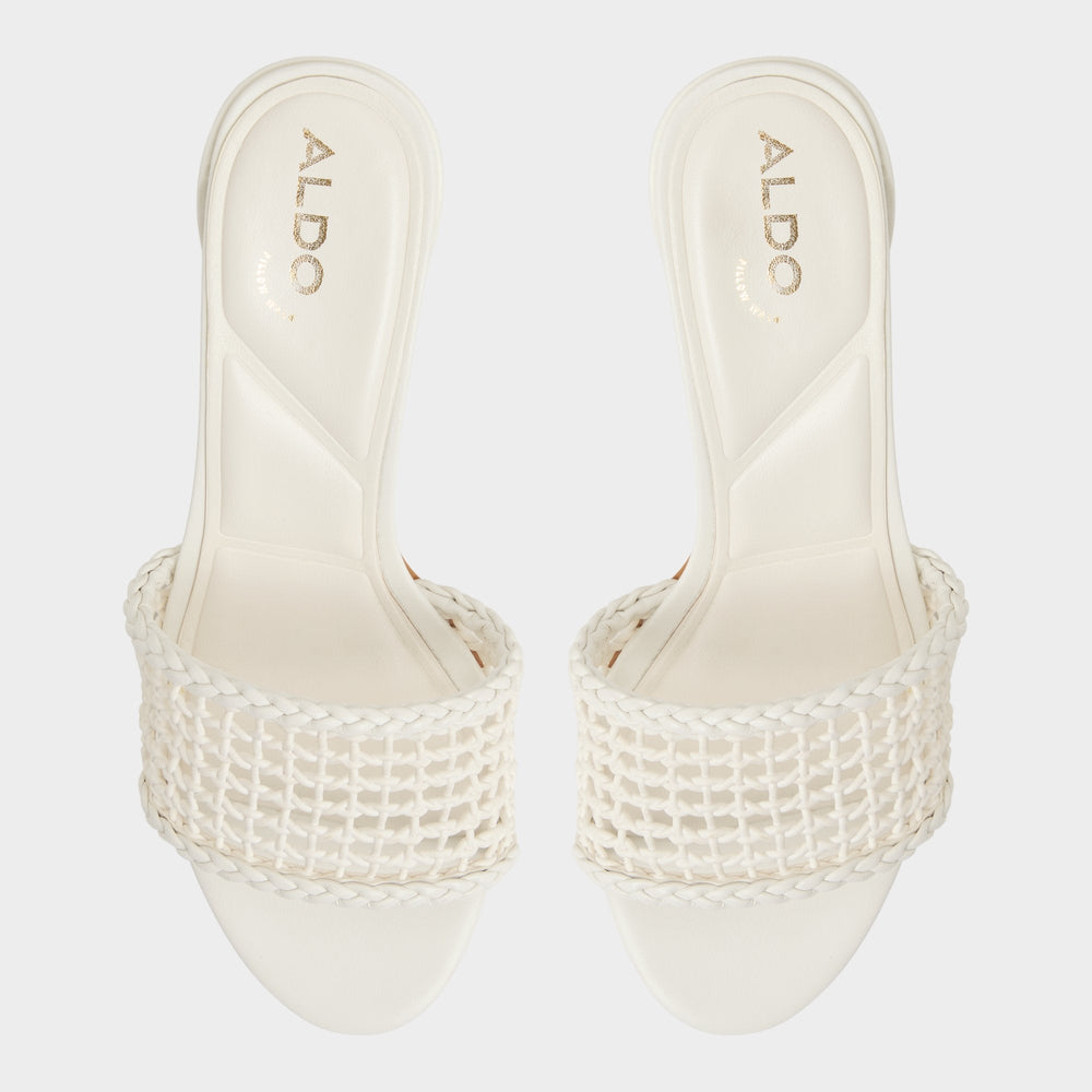 White/Bone Beachdate White/Bone Women's Block heels - Heeled mule, Block heel | Aldo
