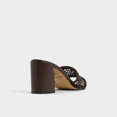 Dark Brown Beachdate Dark Brown Women's Block heels - Heeled mule, Block heel | Aldo