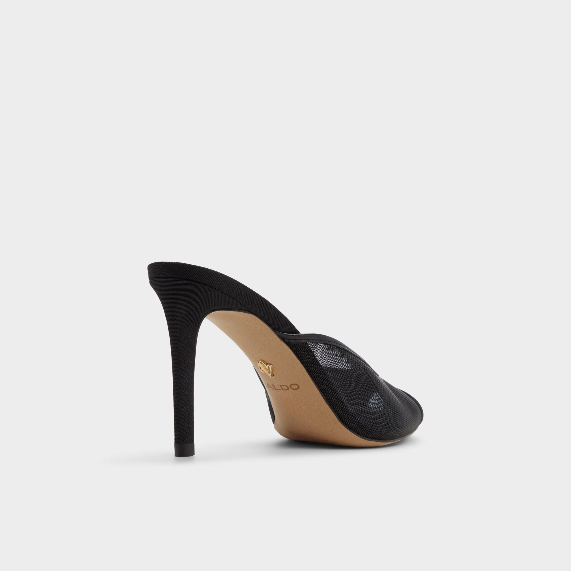 Black Elennah in Black 14161302 - Heeled mule, Stiletto heel | Aldo