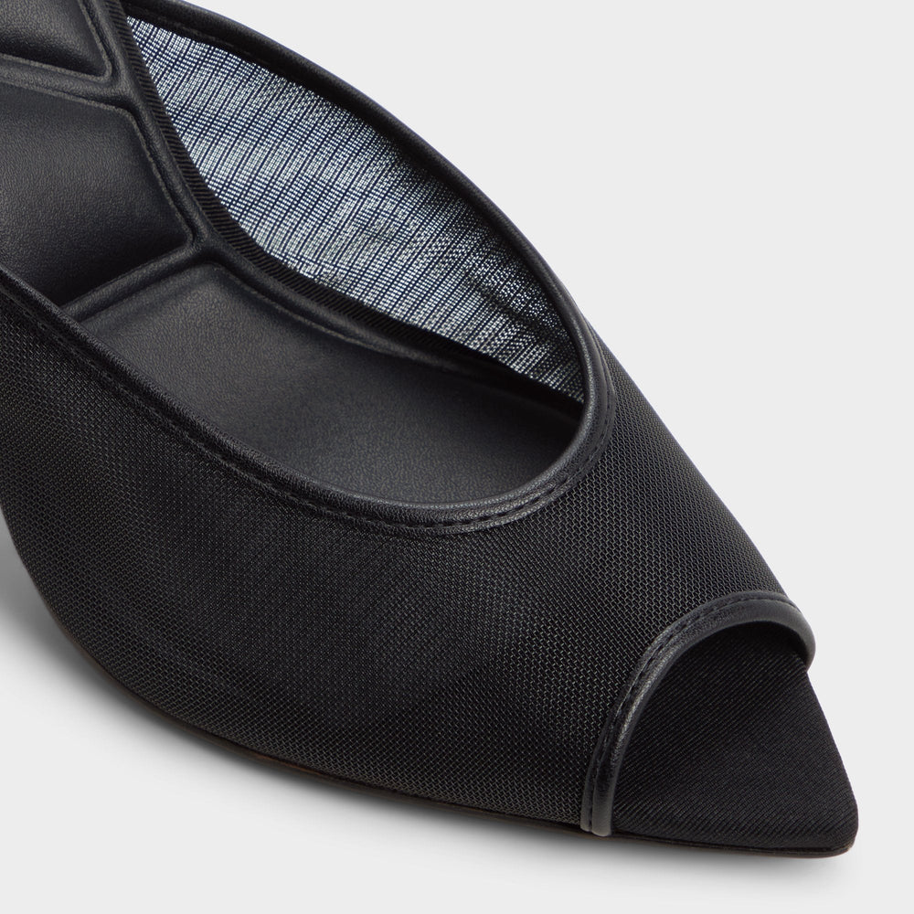 Black Elennah in Black 14161302 - Heeled mule, Stiletto heel | Aldo
