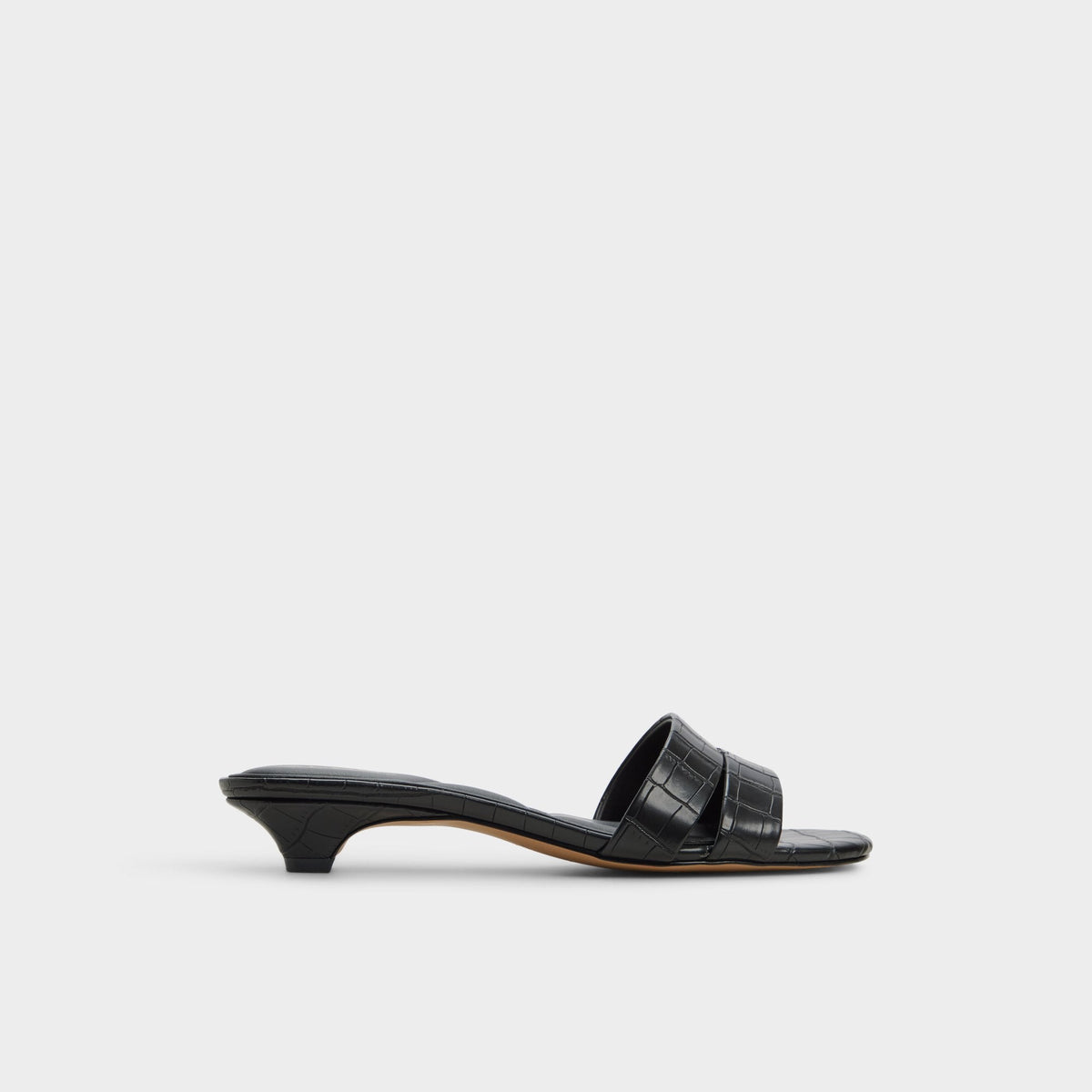 Black Scarletta Black Women's Heeled mules - Heeled mule, Kitten heel | Aldo