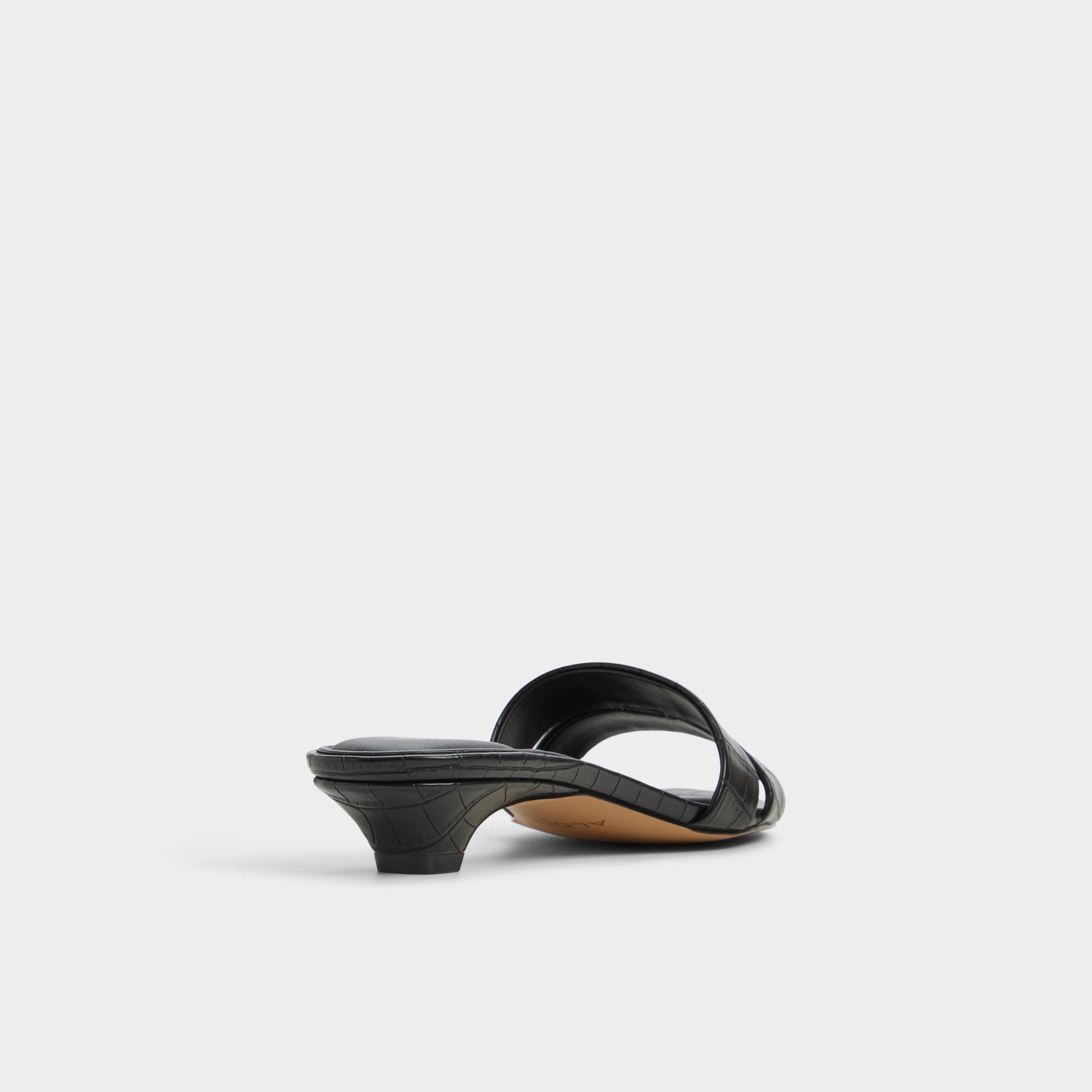 Black Scarletta Black Women's Heeled mules - Heeled mule, Kitten heel | Aldo