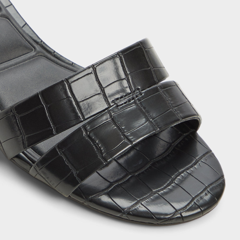 Black Scarletta Black Women's Heeled mules - Heeled mule, Kitten heel | Aldo