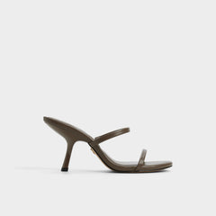 Khaki Avelinda in Khaki - Heeled mule | Aldo