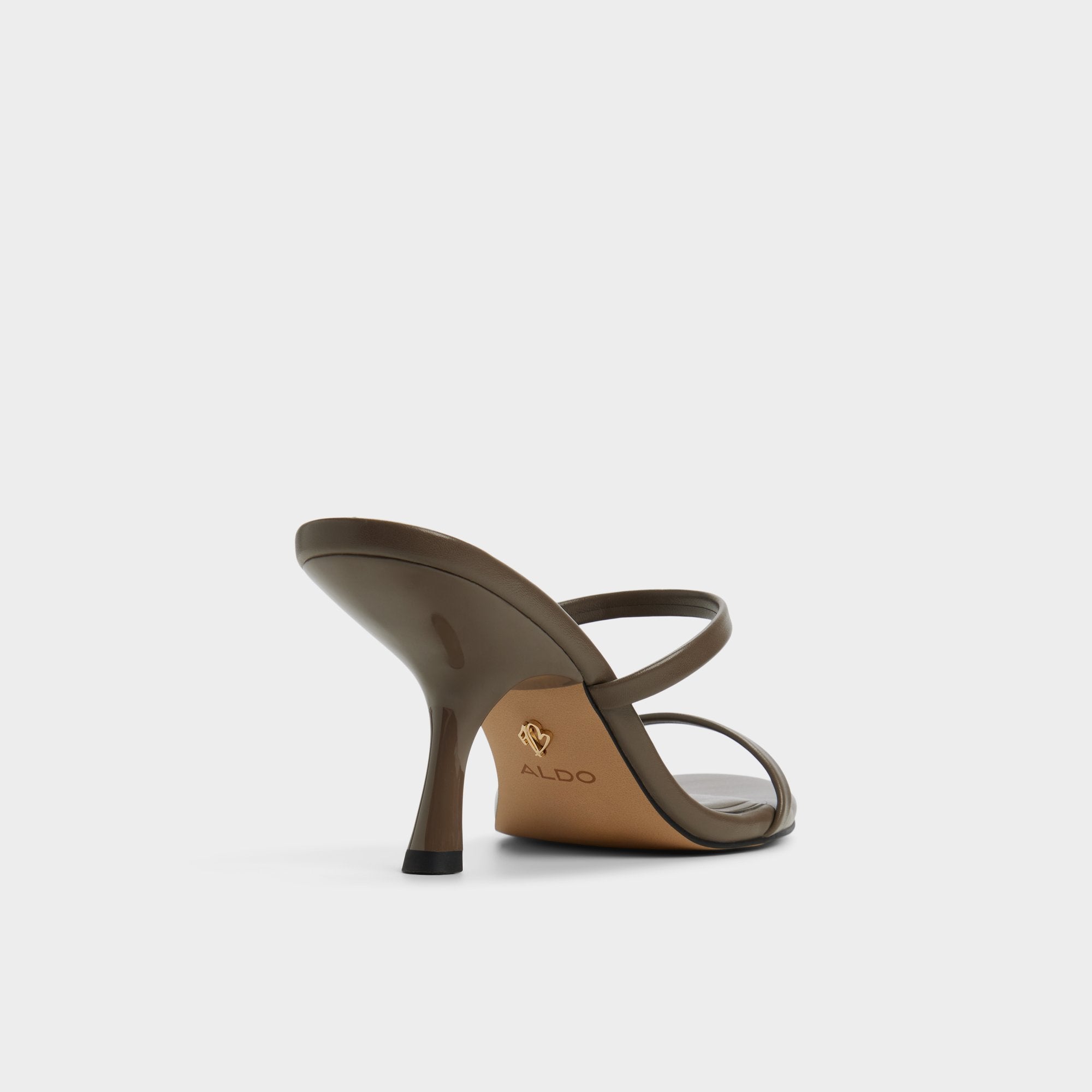 Khaki Avelinda in Khaki - Heeled mule | Aldo