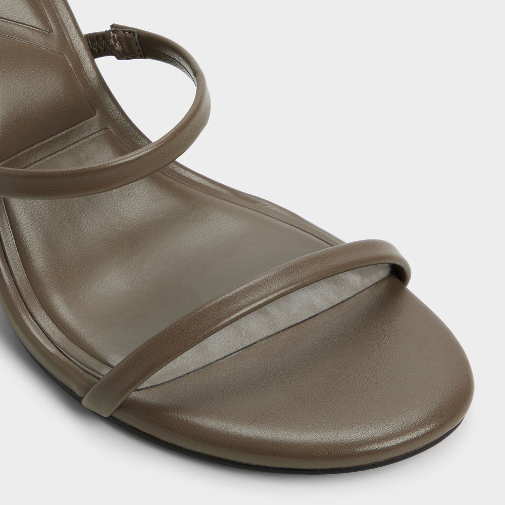 Khaki Avelinda in Khaki - Heeled mule | Aldo