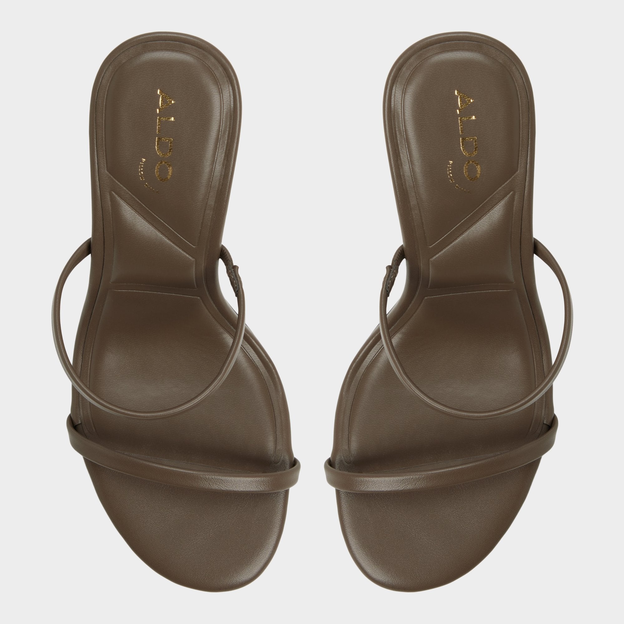 Khaki Avelinda in Khaki - Heeled mule | Aldo
