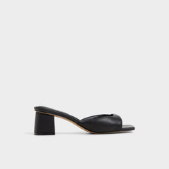 Black Aneky in Black - Heeled mule, Block heel | Aldo