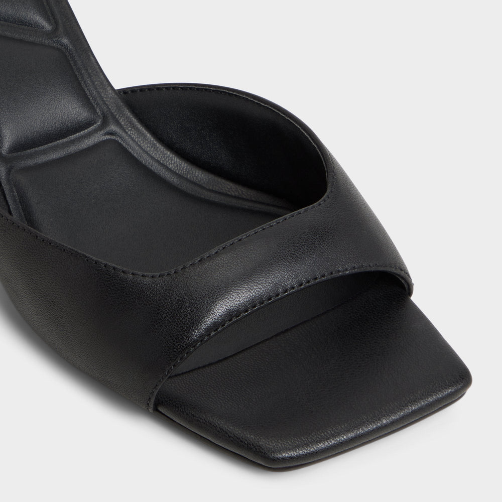 Black Aneky in Black - Heeled mule, Block heel | Aldo