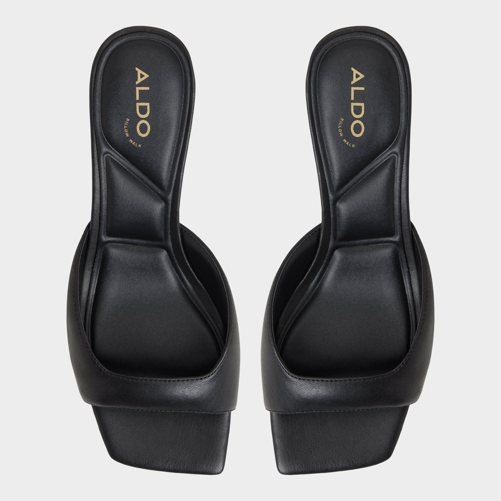 Black Aneky in Black - Heeled mule, Block heel | Aldo