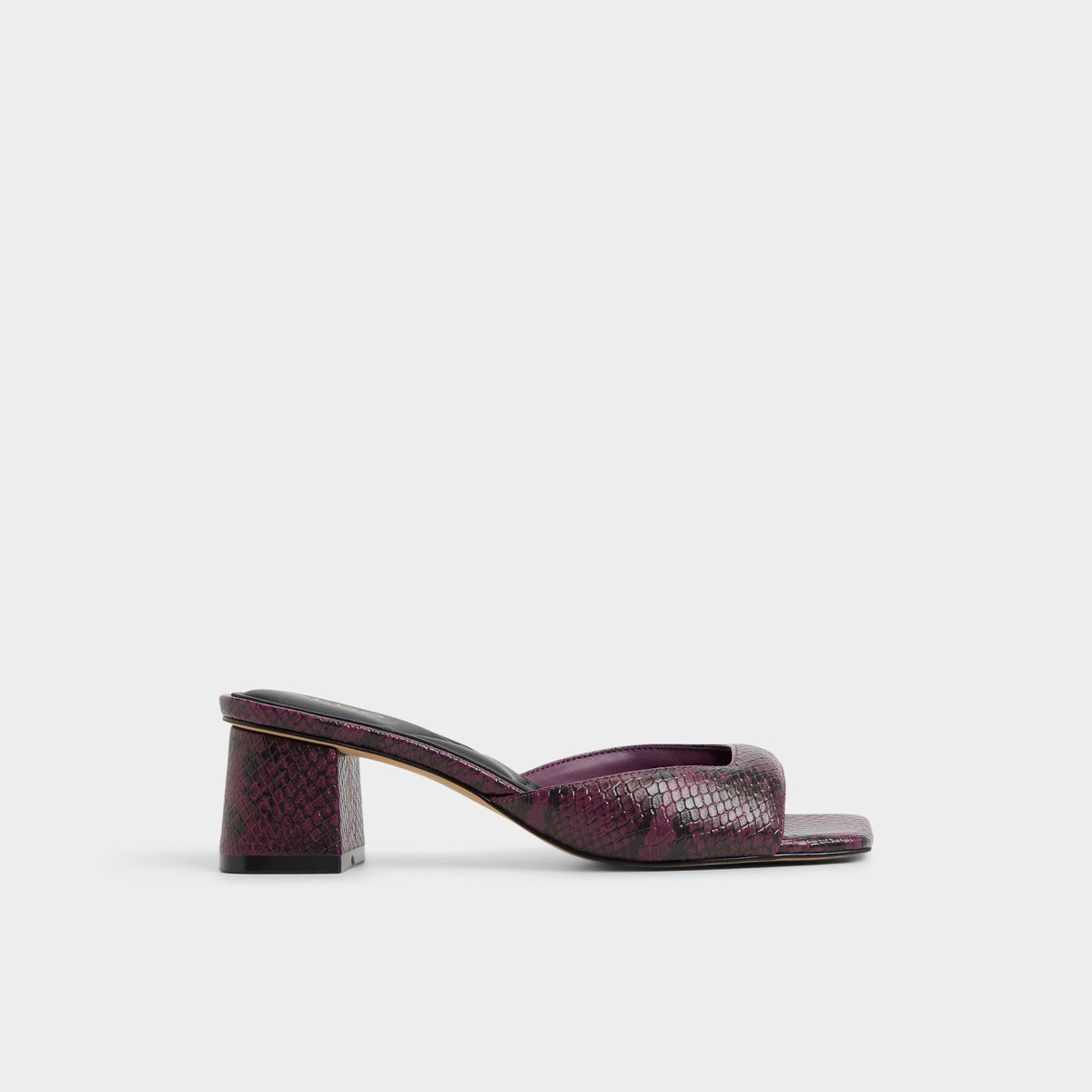 Bordo Aneky in Bordo - Heeled mule, Block heel | Aldo