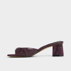Bordo Aneky in Bordo - Heeled mule, Block heel | Aldo