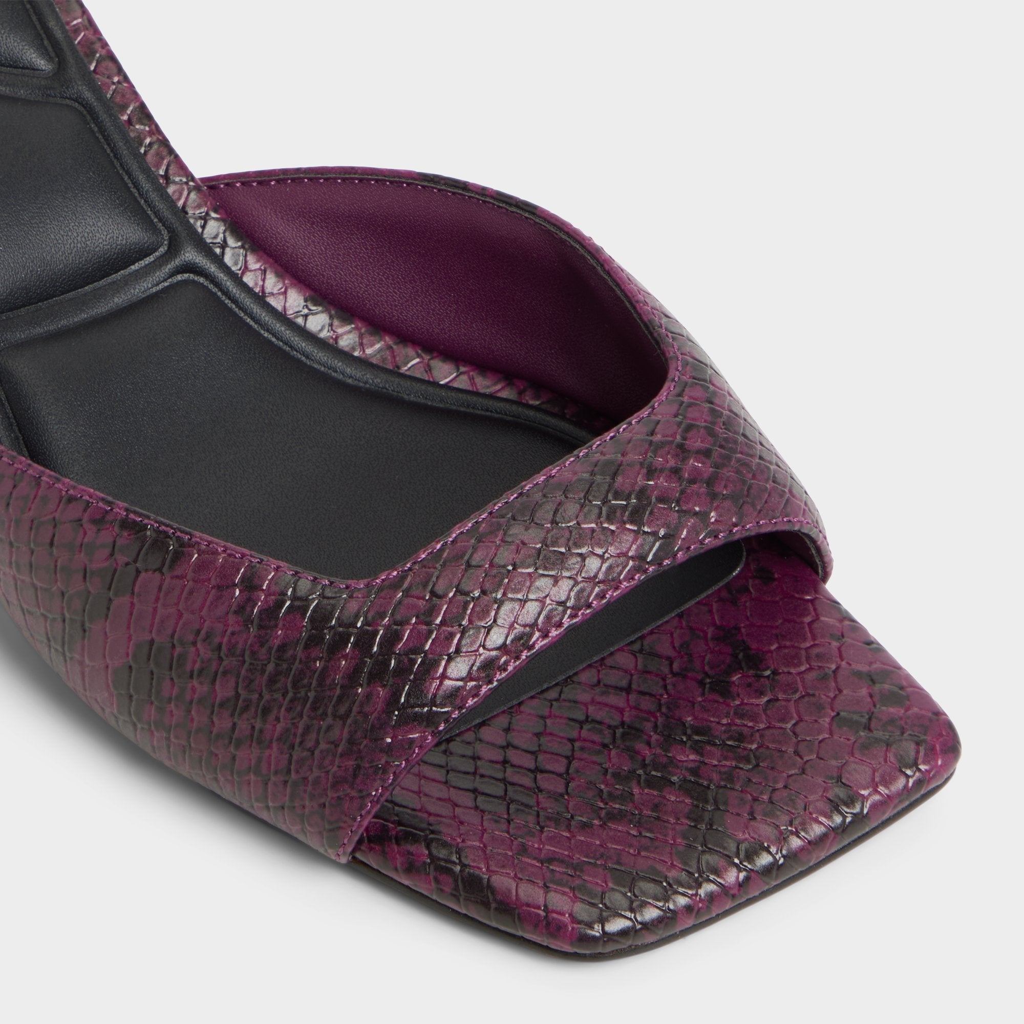 Bordo Aneky in Bordo - Heeled mule, Block heel | Aldo
