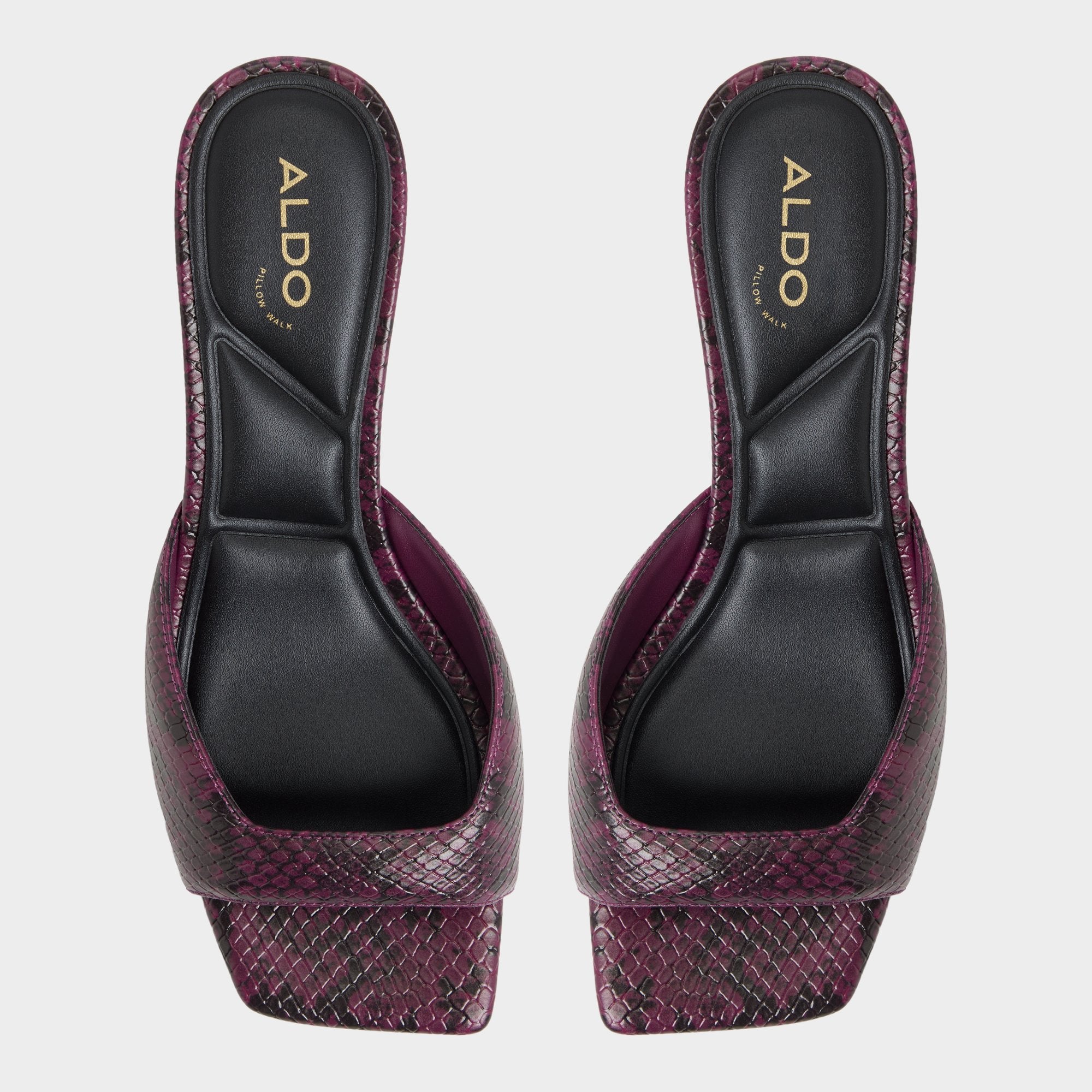 Bordo Aneky in Bordo - Heeled mule, Block heel | Aldo