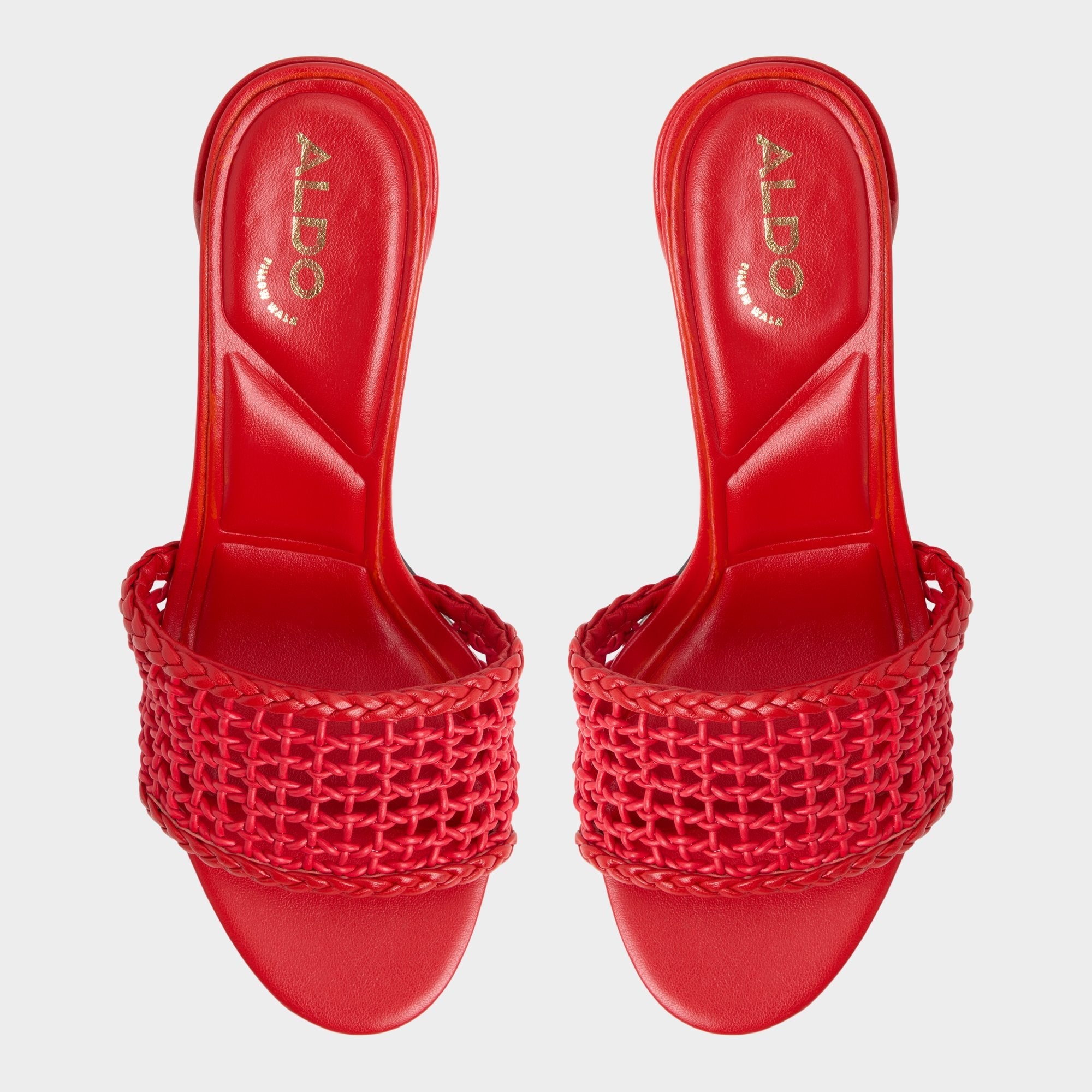 Bright Red Beachdate Bright Red Women's Block heels - Heeled mule, Block heel | Aldo