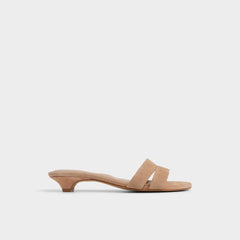 Medium Brown Scarletta Medium Brown Women's Heeled mules - Heeled mule, Kitten heel | Aldo