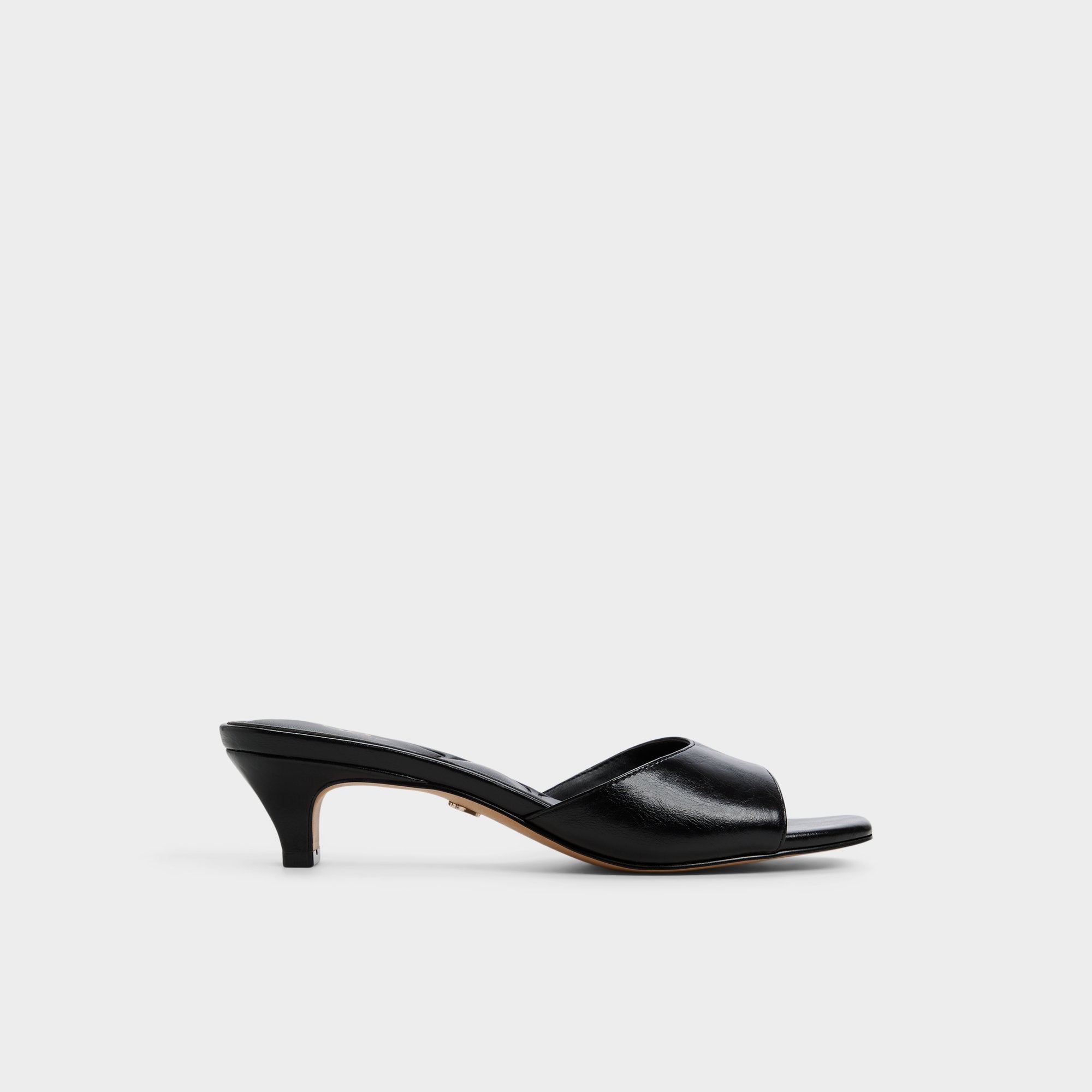 Black Haeden Black Women's Heeled mules - Heeled mule, Kitten heel | Aldo