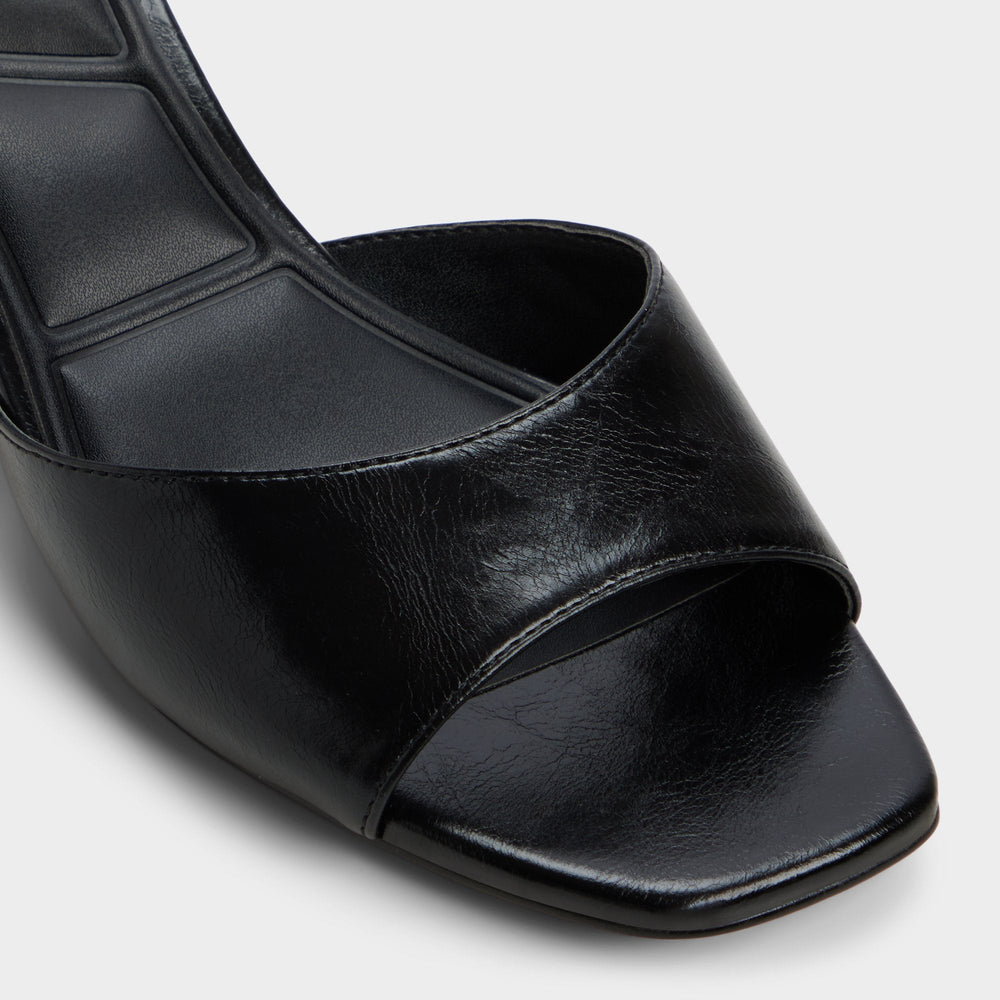Black Haeden Black Women's Heeled mules - Heeled mule, Kitten heel | Aldo