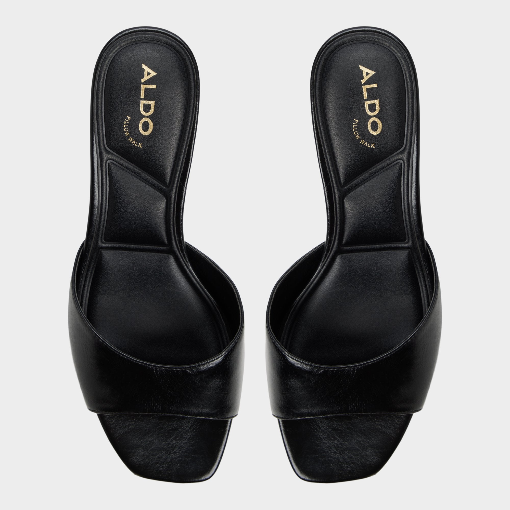 Black Haeden Black Women's Heeled mules - Heeled mule, Kitten heel | Aldo