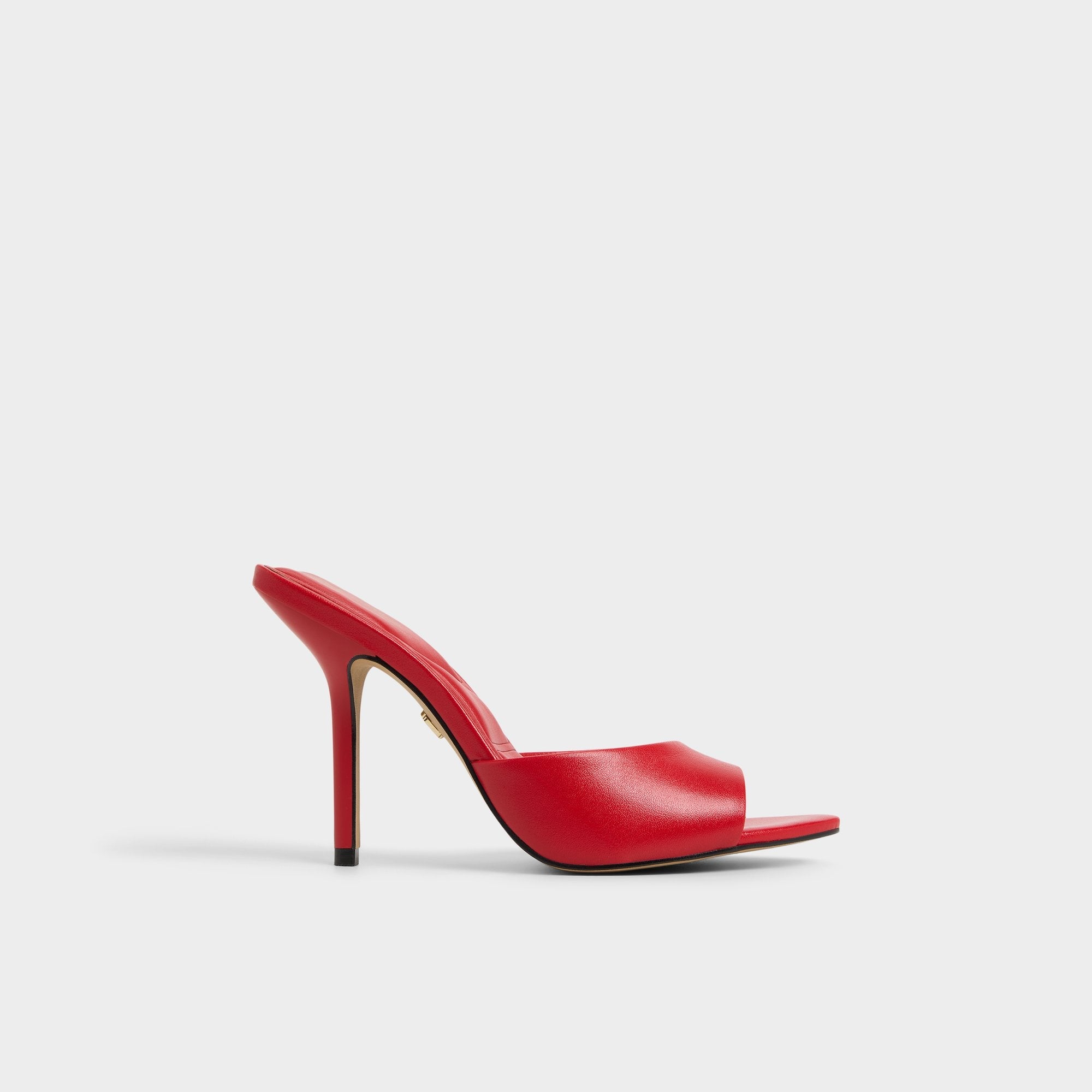 Bright Red Madelan in Bright Red - Heeled mule, Stiletto heel | Aldo