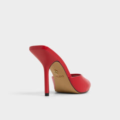 Bright Red Madelan in Bright Red - Heeled mule, Stiletto heel | Aldo