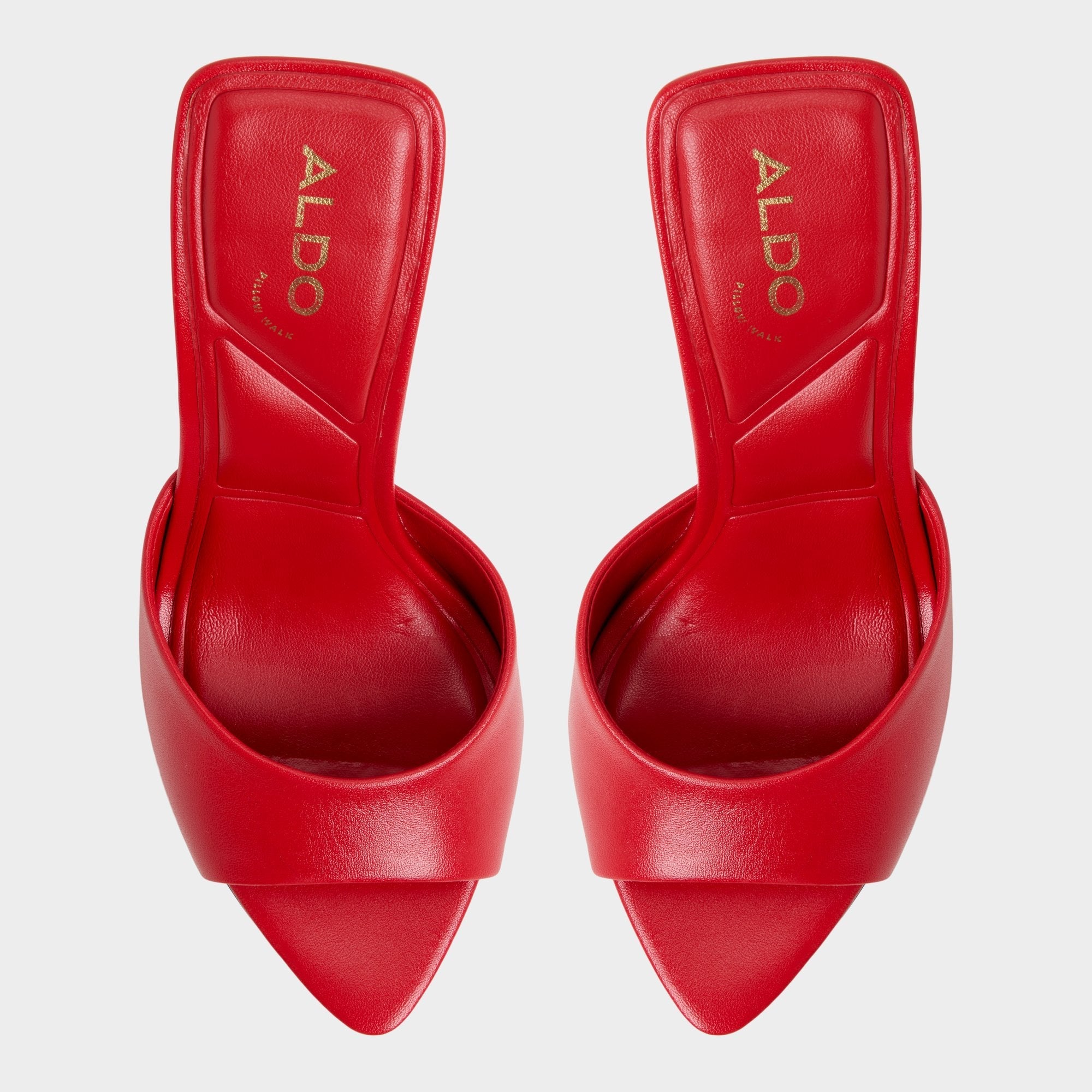 Bright Red Madelan in Bright Red - Heeled mule, Stiletto heel | Aldo