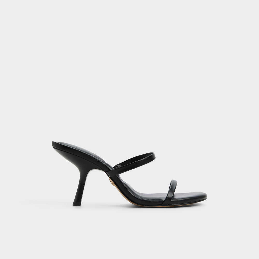Black Avelinda in Black - Heeled mule | Aldo