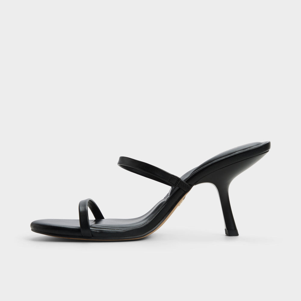 Black Avelinda in Black - Heeled mule | Aldo