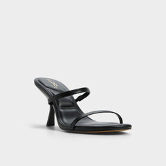 Black Avelinda in Black - Heeled mule | Aldo