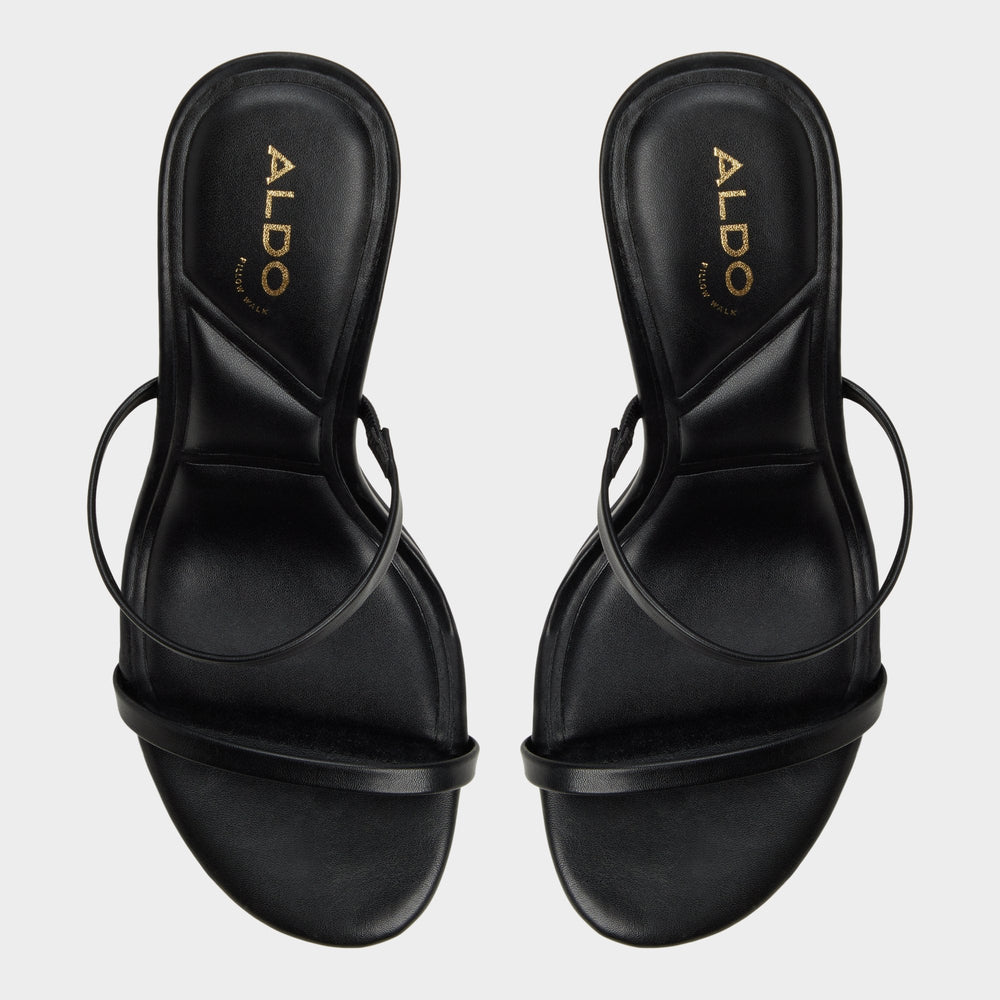 Black Avelinda in Black - Heeled mule | Aldo