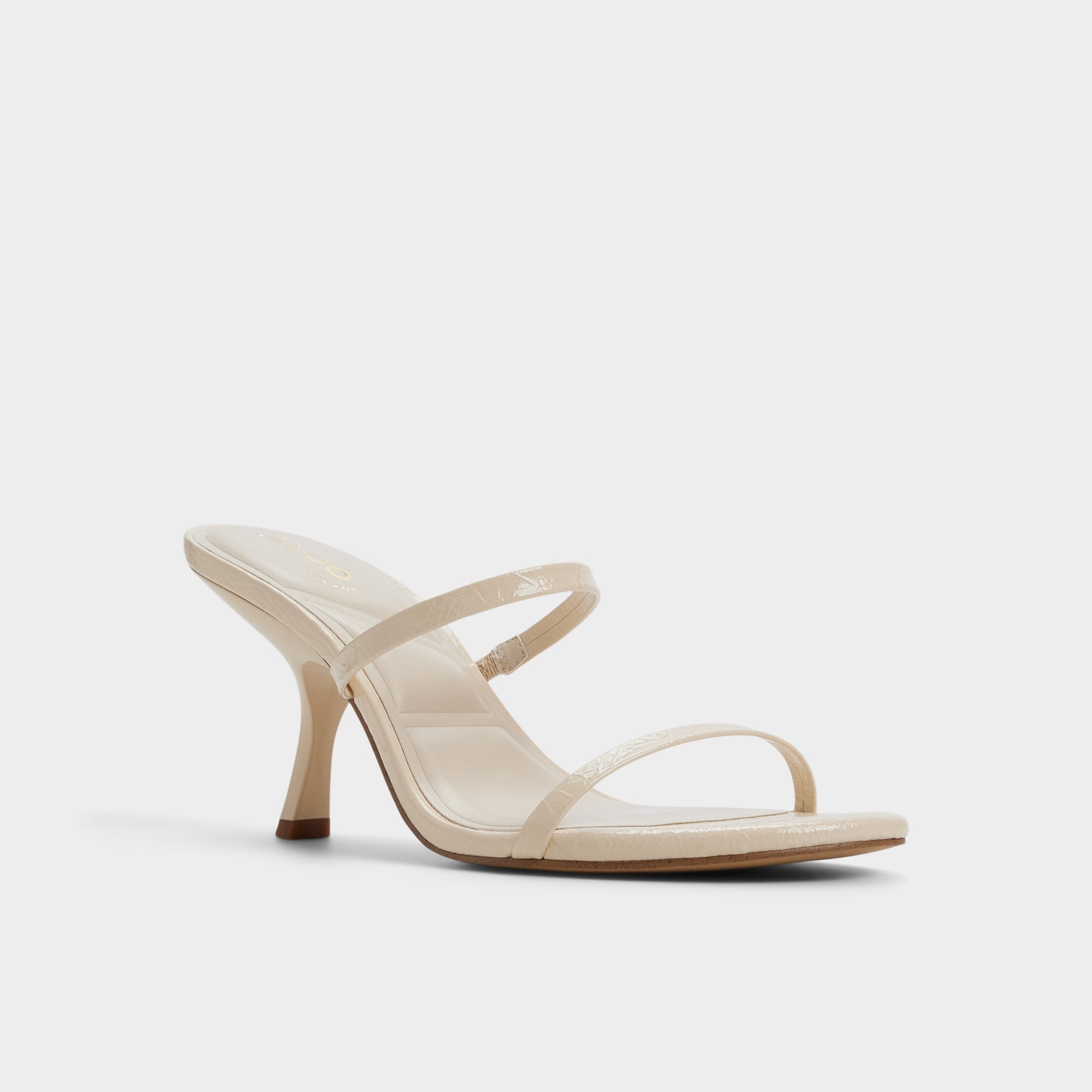Cream Avelinda in Cream - Heeled mule | Aldo