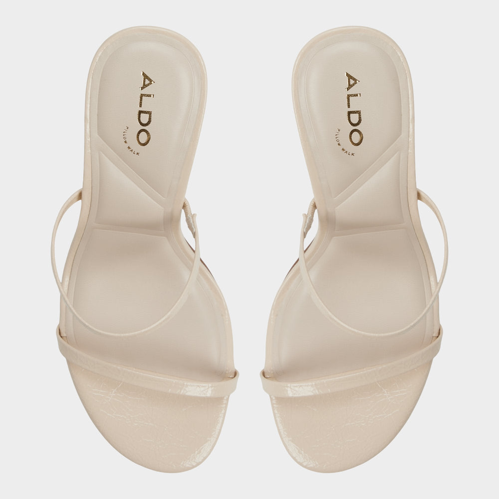 Cream Avelinda in Cream - Heeled mule | Aldo