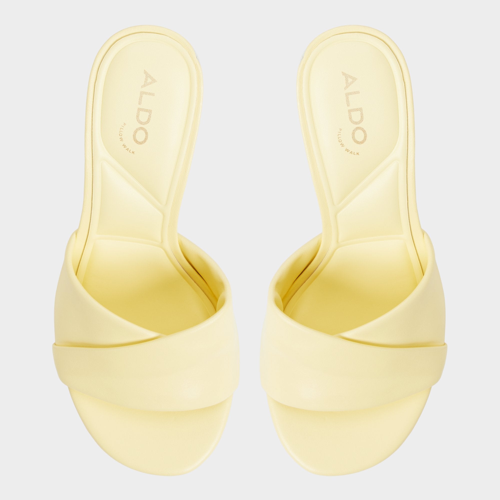 Light Yellow Lyhanna Light Yellow Women's Heeled mules - Heeled mule, Stiletto heel | Aldo