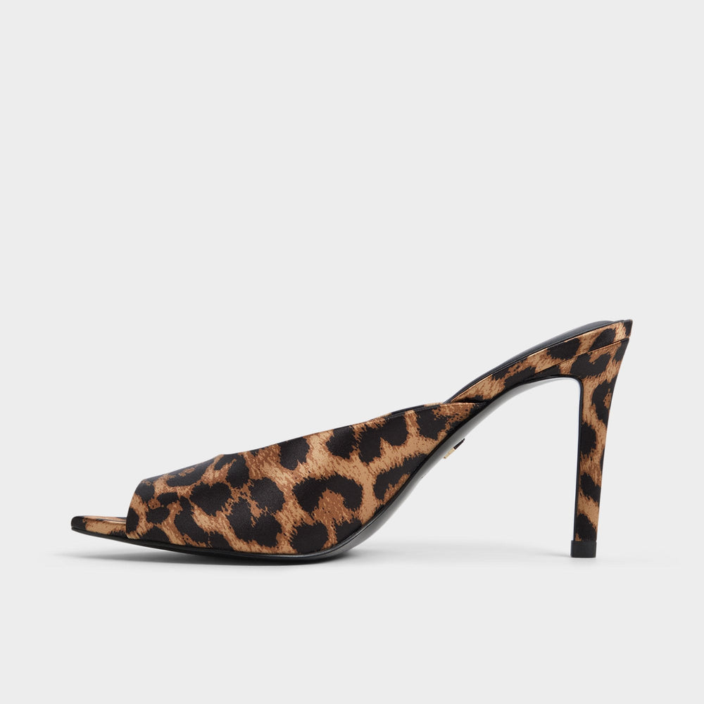 Brown Multi Elenara Brown Multi Women's Heeled mules - Heeled mule, Stiletto heel | Aldo