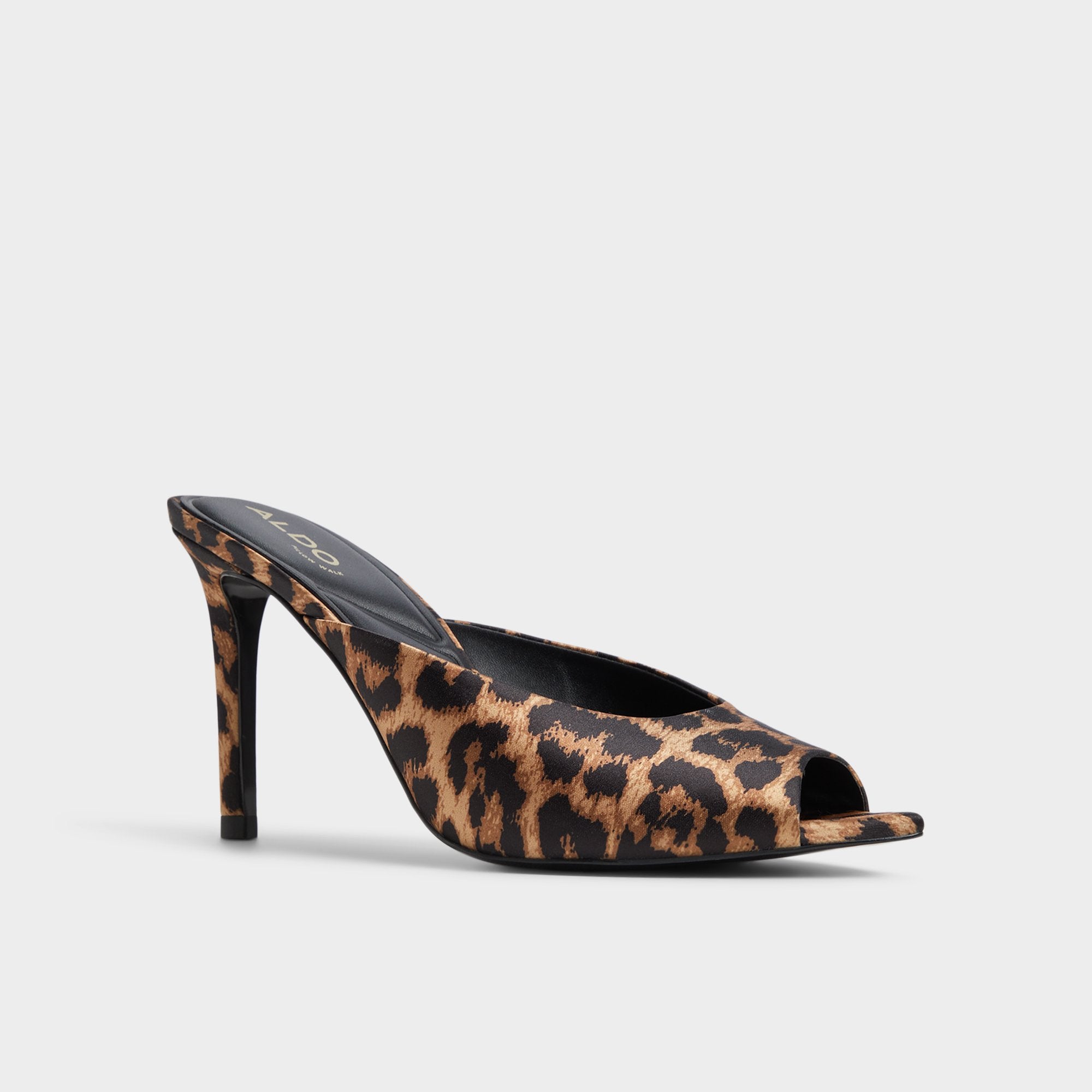 Brown Multi Elenara Brown Multi Women's Heeled mules - Heeled mule, Stiletto heel | Aldo